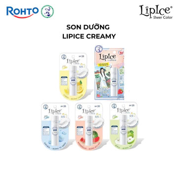 Son dưỡng môi không màu chuyển kem mịn LipIce Creamy 3.3g
