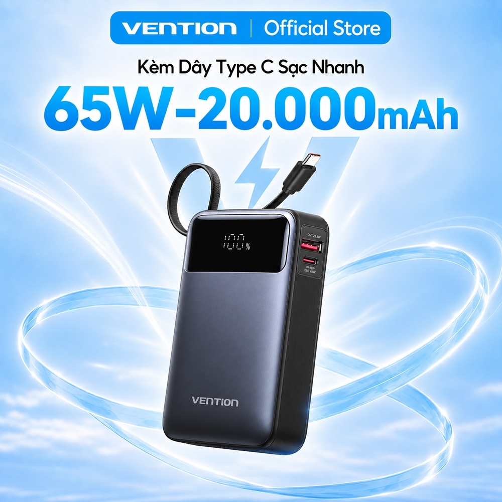 Cáp Sạc Nhanh 60W Vention USB Type C Tốc Độ Truyền 480Mbps Dùng Cho Phone Xiaomi / Samsung / OPPO – ảnh mô tả chi tiết 17