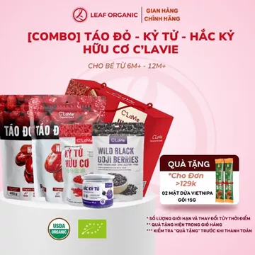 Bộ Quà Tặng C'LaVie (Táo Hotan + Kỷ Tử + Hắc Kỷ Tử)