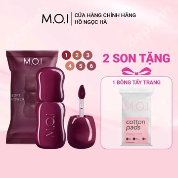 [MUA 2 TẶNG QUÀ] Son Tint Lì M.O.I Soft Power Matte Lip Tint 4ML - Chất Son Mịn Lì, Mỏng Nhẹ, Lên Màu Chuẩn