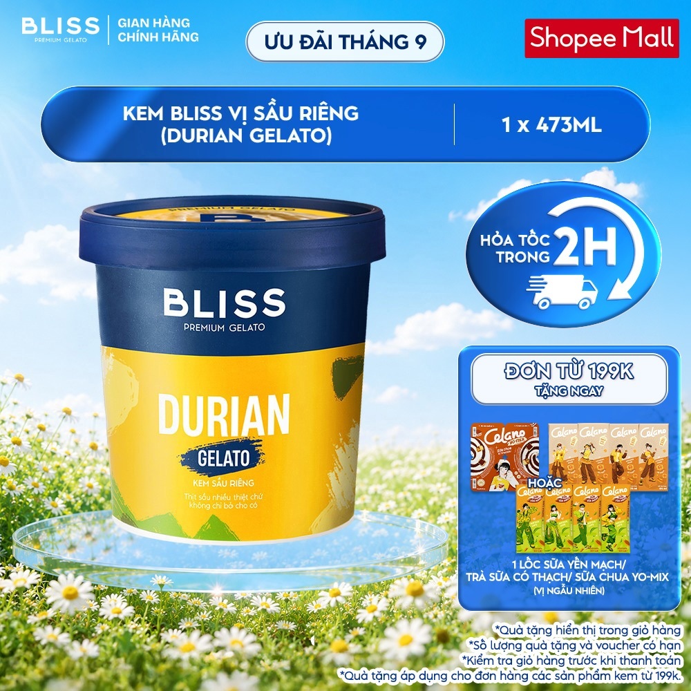 [Hỏa tốc HN/HCM] [VỊ TỰ CHỌN] Kem BLISS Vị Tự Chọn hộp 473ml