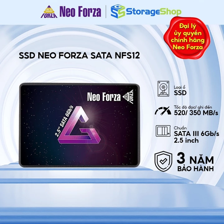Ổ cứng SSD 256GB/ 512GB Neo Forza NFS12 SATA III Tốc độ 6GB/s 2.5 inch SSD Cho PC, Laptop, NAS, DAS