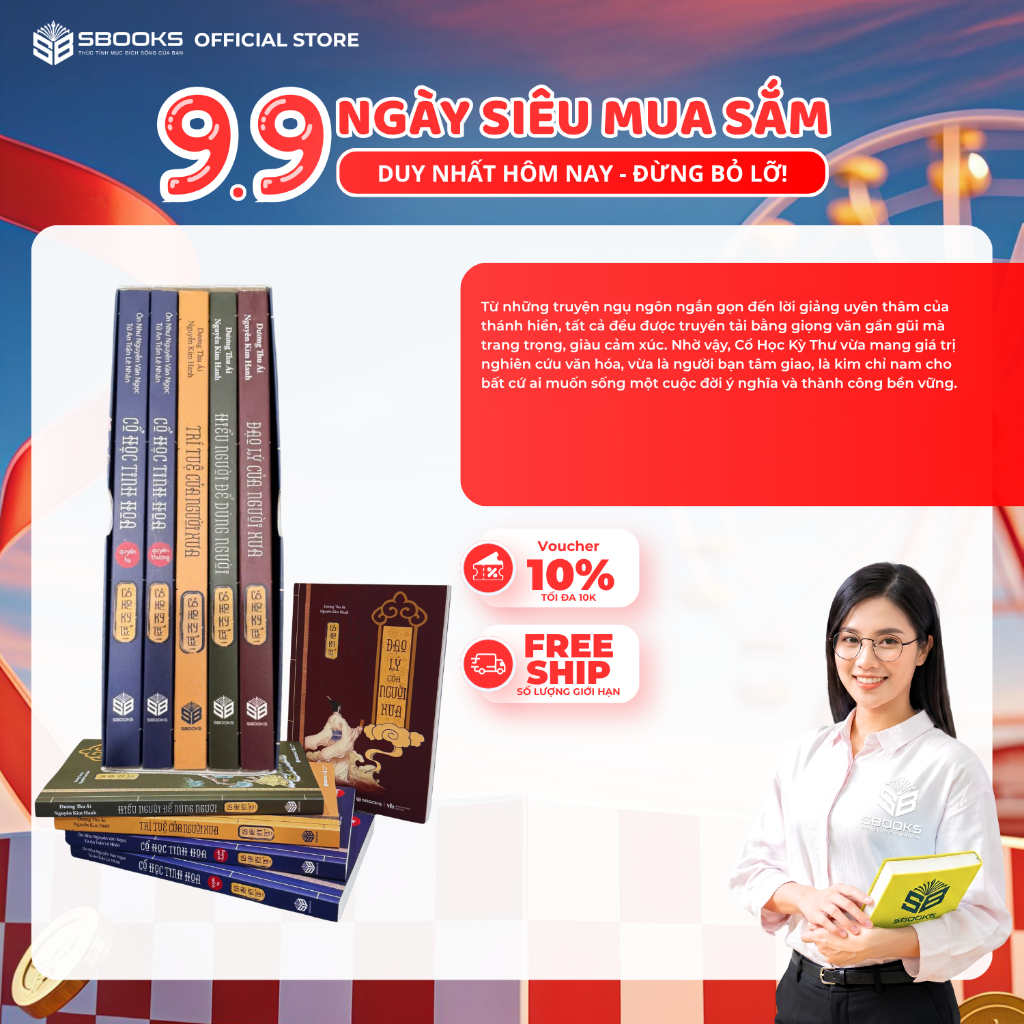 Sbooks - Sách Kinh Điển] Combo 5 Cuốn Cổ Học Kỳ Thư Boxset Minh