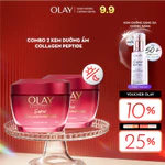 [LS] Combo 2 Kem Dưỡng Ẩm OLAY Super Collagen Peptides Giúp Cải Thiện 5 Dấu Hiệu Lão Hóa Phức Tạp 45Gx2 — ảnh 1