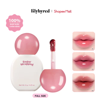 (Full Size) Son Siro Bóng LILYBYRED Sugar Wrapping Tint Gloss 6g
