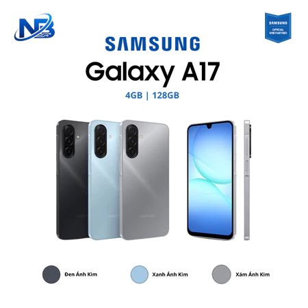 (Kích T8) Điện thoại Samsung Galaxy A17 LTE 4/128GB (Nguyên Seal) - Hàng Chính Hãng Samsung Việt Nam