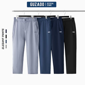 Quần Tây Nam GUZADO Ống Đứng Vải Âu Cao Cấp Hạn Chế Nhăn Nhàu, Form Thanh Lịch GADC26W003