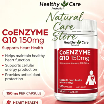 【Nhập khẩu từ Úc】Viên Uống Healthy Care Coenzyme Q10 150mg 100 viên
