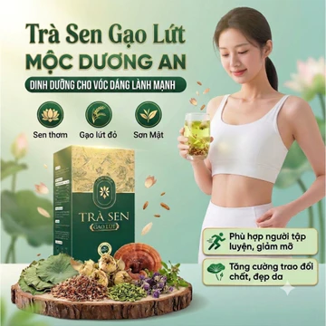 Trà Sen Gạo Lứt Tiêu Mỡ Giảm Cân Mộc Dương An - Hỗ trợ tiêu hóa tốt, sáng da, ngủ ngon hơn thanh lọc cơ thể