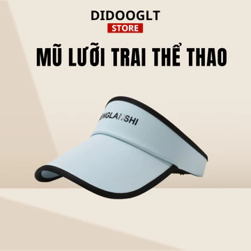 Mũ lưỡi trai thể thao nửa đầu vành rộng - Nón Lưỡi Trai Nửa Đầu Vành Rộng đơn giản màu sắc trang nhã - Didooglt