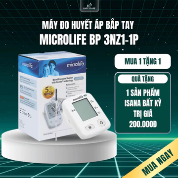 Máy Đo Huyết Áp Bắp Tay Microlife BP 3NZ1-1P Chính Hãng Thụy Sĩ Đo Huyết Áp Nhịp Tim
