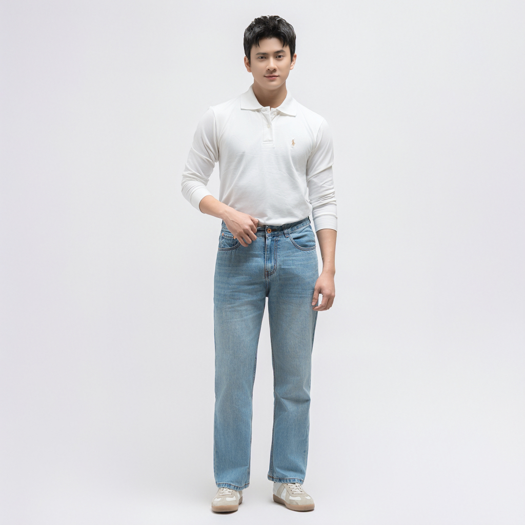 [SS3] Quần ống đứng nam form Regular Fit Haven’s, quần jean cạp cao ôm eo vừa vặn tôn dáng dễ phối đồ | BigBuy360 - bigbuy360.vn