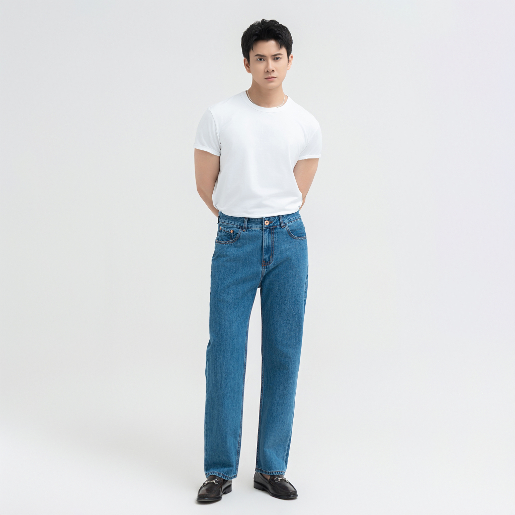 [SS3] Quần ống đứng nam form Regular Fit Haven’s, quần jean cạp cao ôm eo vừa vặn tôn dáng dễ phối đồ | BigBuy360 - bigbuy360.vn
