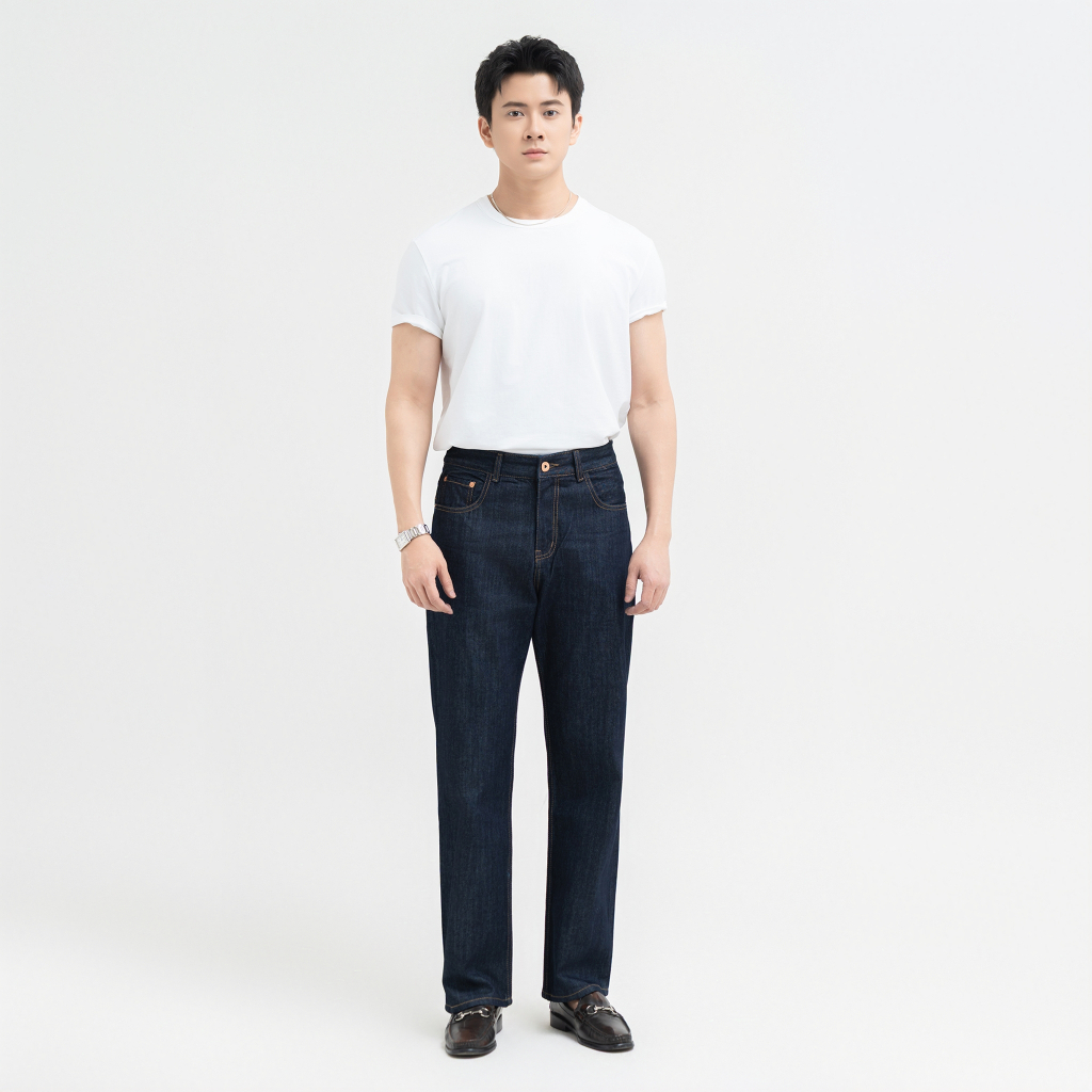 [SS3] Quần ống đứng nam form Regular Fit Haven’s, quần jean cạp cao ôm eo vừa vặn tôn dáng dễ phối đồ | BigBuy360 - bigbuy360.vn