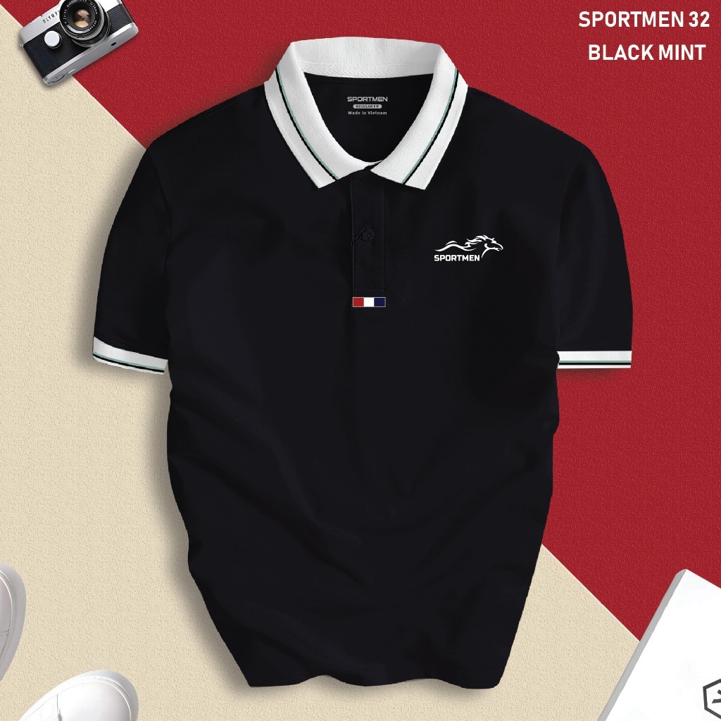 Áo Polo Nam Basic SPORTMEN Cổ Bẻ, Chất Cá Sấu Thoáng Mát, Mặc Lên Form Chuẩn, Lịch Lãm | SPORTMEN 32