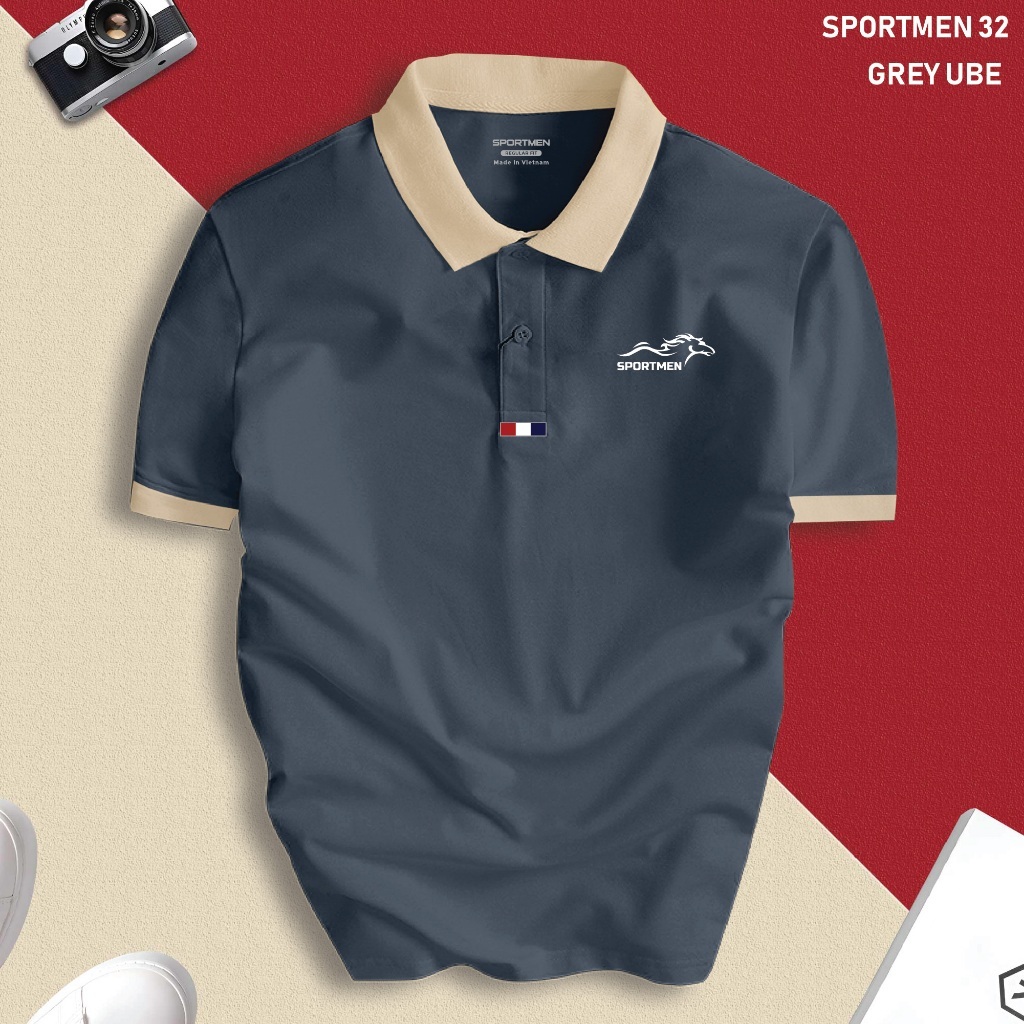 Áo Thun Polo Nam Basic SPORTMEN Cổ bẻ Chất CVC Cá Sấu, Áo phông nam Chuẩn Form Thanh lịch | SPORTMEN 32
