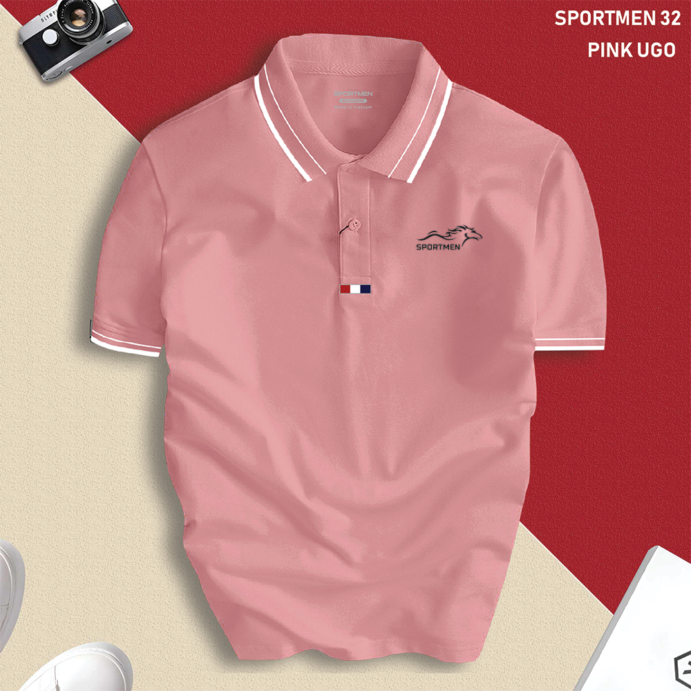 Áo Thun Polo Nam SPORTMEN Basic Cổ Bẻ, Vải CVC Cá Sấu Cao Cấp, Form Chuẩn Đẹp, Mặc Thanh Lịch | SPORTMEN 32
