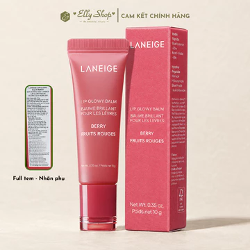 [Công ty] Son Dưỡng Môi Căng Bóng, Cấp Ẩm Sâu Laneige Lip Glowy Balm Berry 10g - Ellyshop176