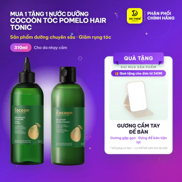 [MUA 1 TẶNG 1] Nước Dưỡng Tóc Tinh Dầu Bưởi Cocoon 310ml TẶNG Dầu Gội Bưởi Cocoon 310ml - Dr Thêm