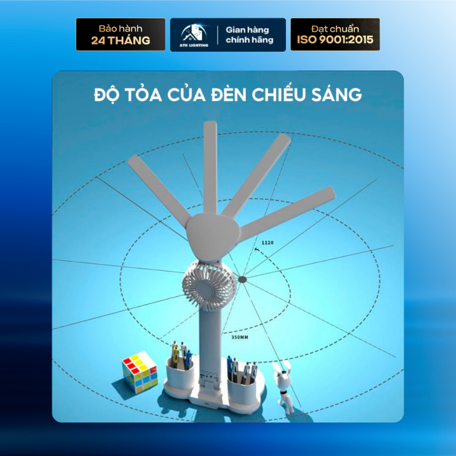 Đèn Bàn Học  ATH LIGHTING, Loại Đèn Học Tích Điện 3 Chế Độ Có Màn Hình LCD Đèn Bàn Làm Việc Bảo Vệ Mắt | BigBuy360 - bigbuy360.vn