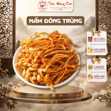[Đông Trùng] Nấm Đông Trùng Hạ Thảo Sấy Thăng Hoa Thượng Hạng Sợi To Thơm Ngon, Bồi Bổ Thể Trạng, Thiên Vương Các
