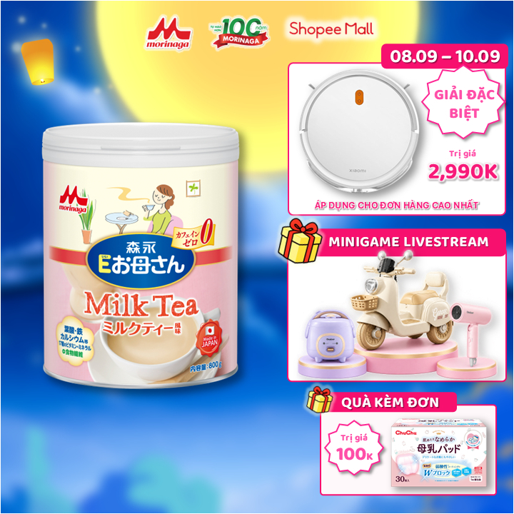[HCM] Sữa bầu Morinaga E-Okasan - Hương trà sữa 800g