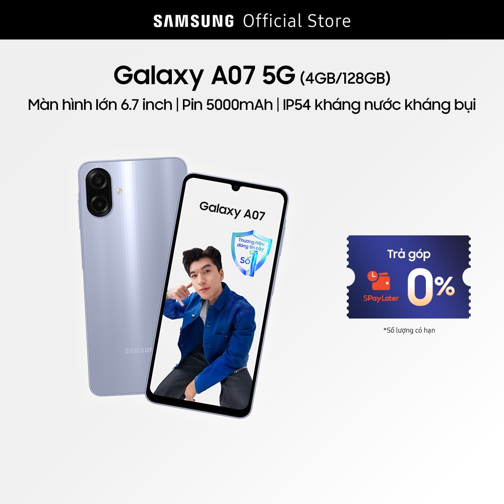 Điện thoại Samsung Galaxy A07 5G (4+128GB)