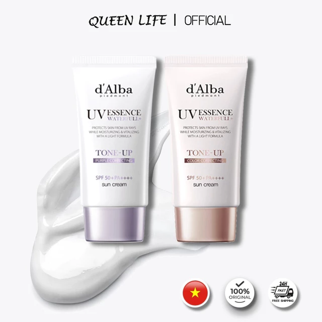 [d'Alba Official] Kem chống nắng nâng tone Tím d'Alba White Truffle Tone Up Sunscreen 50ml (athen)