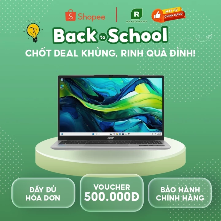 [Máy cũ] - [Trả bảo hành] Acer Aspire Lite 15 AL15 71P 517D (i5 12450H/16GB/512GB (NX.J7KSV.001) (Bạc)