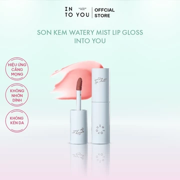 Son watery tint mini sương kem INTO YOU chất son tint lì mịn mướt môi, lâu trôi, không gây khô môi 1g