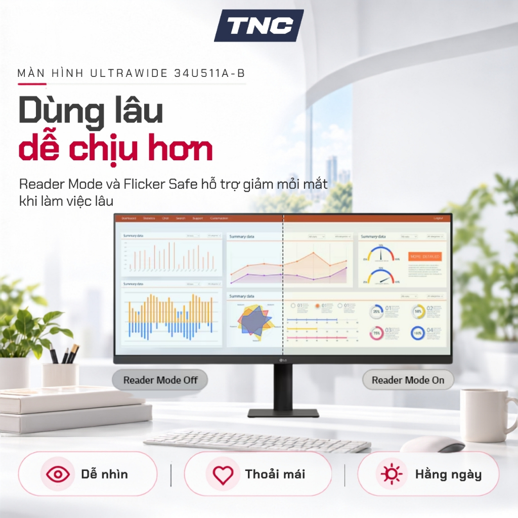 Màn Hình LG UltraWide 34U511A-B 34 inch/ IPS/ WFHD/ 100Hz/ 1ms - BẢO HÀNH 24 THÁNG - TNC STORE | BigBuy360 - bigbuy360.vn