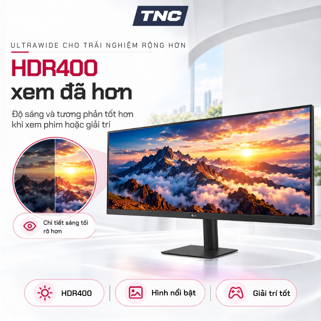 Màn Hình LG UltraWide 34U511A-B 34 inch/ IPS/ WFHD/ 100Hz/ 1ms - BẢO HÀNH 24 THÁNG - TNC STORE | BigBuy360 - bigbuy360.vn