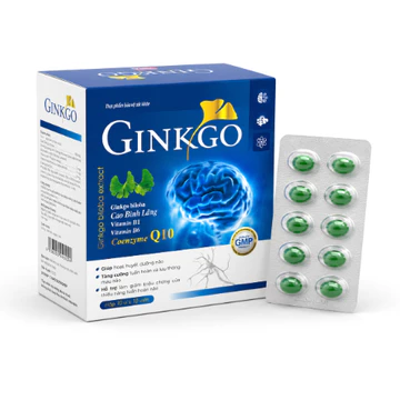 Ginkgo biloba 240mg Ginkgo Biloba Q10 Cải thiện trí nhớ và chứng mất ngủ hoạt huyết dưỡng não, đau đầu chóng mặt