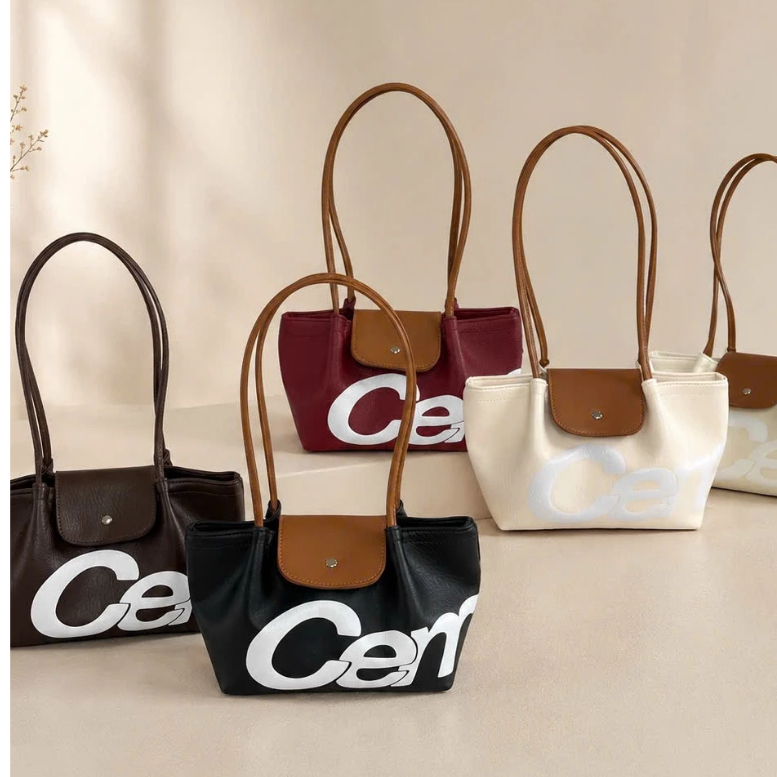 Túi Đeo Vai Nữ CEMMERY Pumpkin Shoulder Bag Da Mềm Cao Cấp Túi Tote Đeo Nách Thời Trang Hàn Quốc Đi Học Đi Làm - DK105 | BigBuy360 - bigbuy360.vn