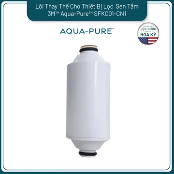 Lõi Thay Thế Cho Thiết Bị Lọc Sen Tắm 3M AQUA-PURE SFKC01-CN1 - Lõi Thay Thế Bộ Lọc Vòi Sen Nhà Tắm - Hàng Chính Hãng