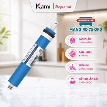 Lõi Lọc Nước Số 4 - Màng RO SHA-ROV7 Sunhouse - Lõi Lọc RO Chính Hãng Công Suất 75GPD