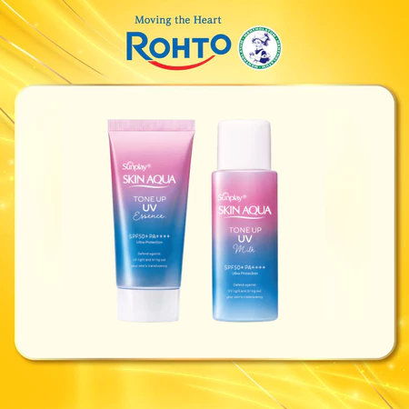 Sữa/ Tinh chất chống nắng Sunplay Skin Aqua Tone Up UV Milk/ Essence Lavender 50g (Tùy chọn)