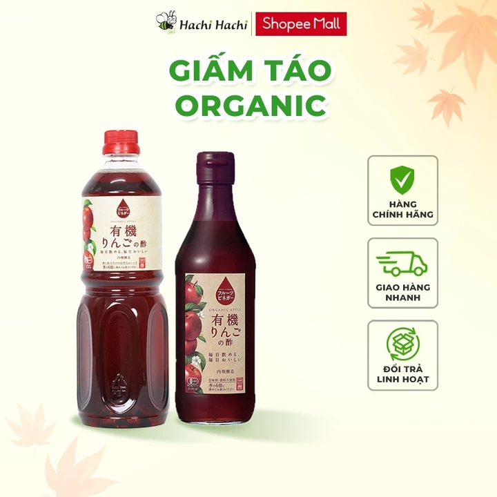 Japanese Apple Cider Vinegar Uchibori – 360 ml, 1 L