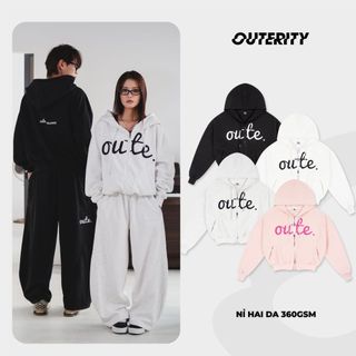 Áo hoodie zip