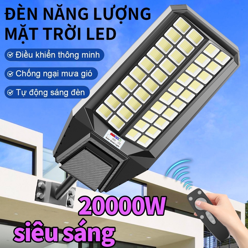 Đèn sân vườn năng lượng mặt trời chính hãng, chống nước IP67, đèn LED ngoài trời, cảm biến chuyển động, bảo hành 5 năm