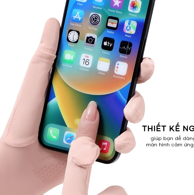 [SHOPPE VIP] Bao Tay Nữ Chống Nắng UV Mát Lạnh Đệm Silicon Chống Tuột Upper You, Mở Đầu Ngón Tay - GLF01 | BigBuy360 - bigbuy360.vn