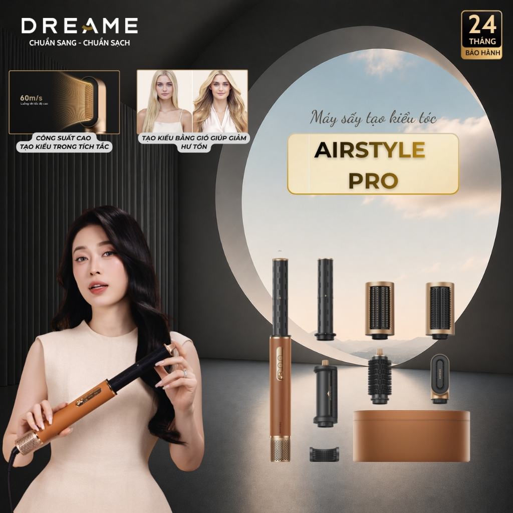 Máy Sấy Tóc Tạo Kiểu Dreame AirStyle Pro | Bản Quốc Tế | Tạo Kiểu