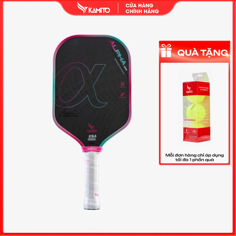 Vợt Pickleball Kamito Alpha - Lý Hoàng Nam, vợt pickleball, trợ lực tốt