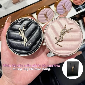 Phấn Nước Cushion Y.S.L- Full sizeTouche Éclat Glow Pact phiên bản limited Hồng,Phấn Nước YSL Da đen [Mịn Lì và Căng Bón