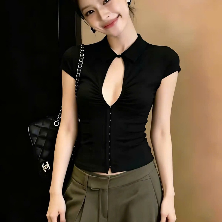 [ANNI.studio] AO CỔ BẺ KHOÉT NGỰC | BigBuy360 - bigbuy360.vn