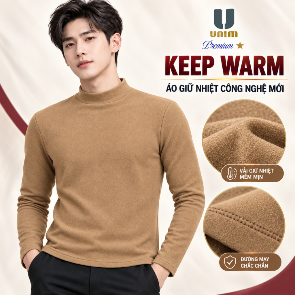 [Nỉ Lông Thỏ] Áo Giữ Nhiệt Nỉ Lông Thỏ Nam Nữ Siêu Giữ Ấm Cao Cấp Form Xuông Co Giãn 4 Chiều 8 Màu Hottrend AGNLT