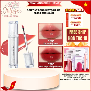 JUDYDOLL Lip Gloss Son Tint Bóng – Đôi Môi Căng Mọng Và Rạng Rỡ | Muse Store