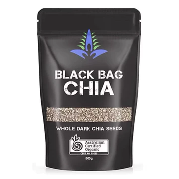500g Hạt Chia Úc Black Bag Chia Seed Giàu Omega-3 HẠT ĐỀU SẠCH ĐẸP , THỰC DƯỠNG , EAT CLEAN
