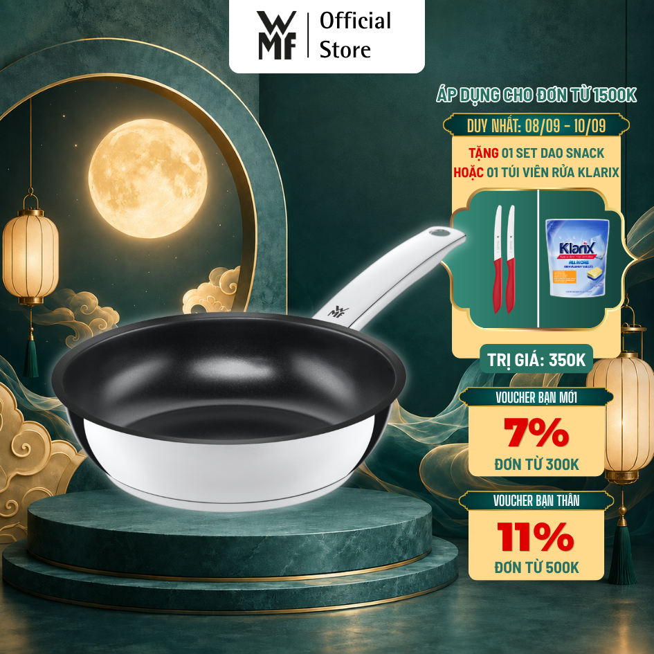 Chảo Xào Chống Dính WMF Durado Ceramic Tráng Gôm size 20, 24, 28cm, Dùng Cho Mọi Loại Bếp | BigBuy360 - bigbuy360.vn