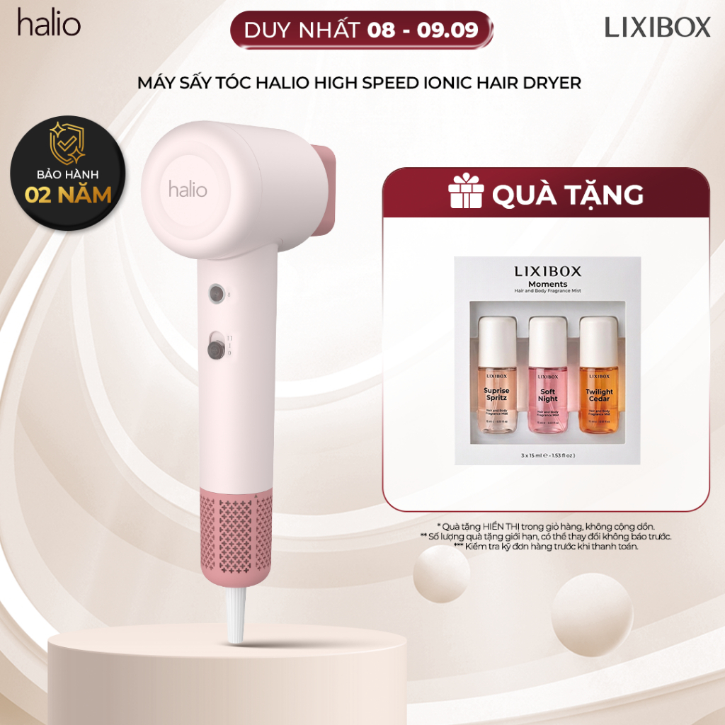 Máy Sấy Tóc Halio High Speed Ionic Hair Dryer